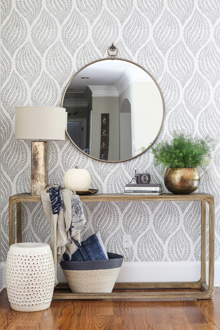 Hall Makeover Before and After | Bower Power | Bloglovin’