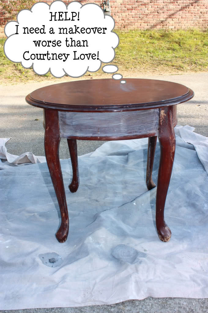 Side Table Makeover