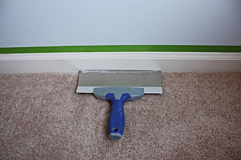 How to Paint Trim Next to Carpet 