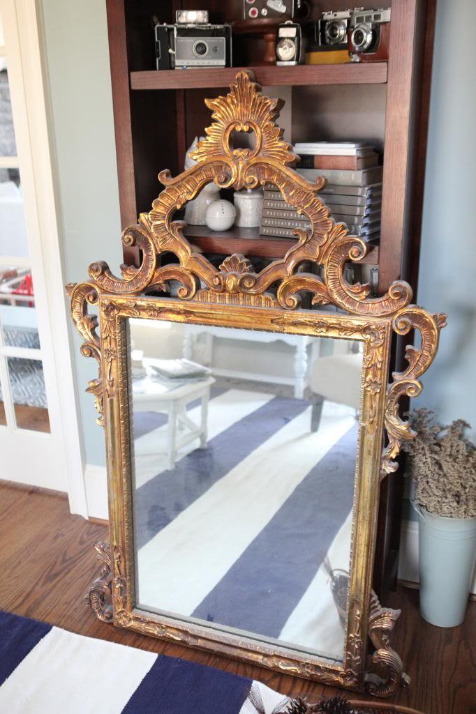 Dining Room Mirror Makeover