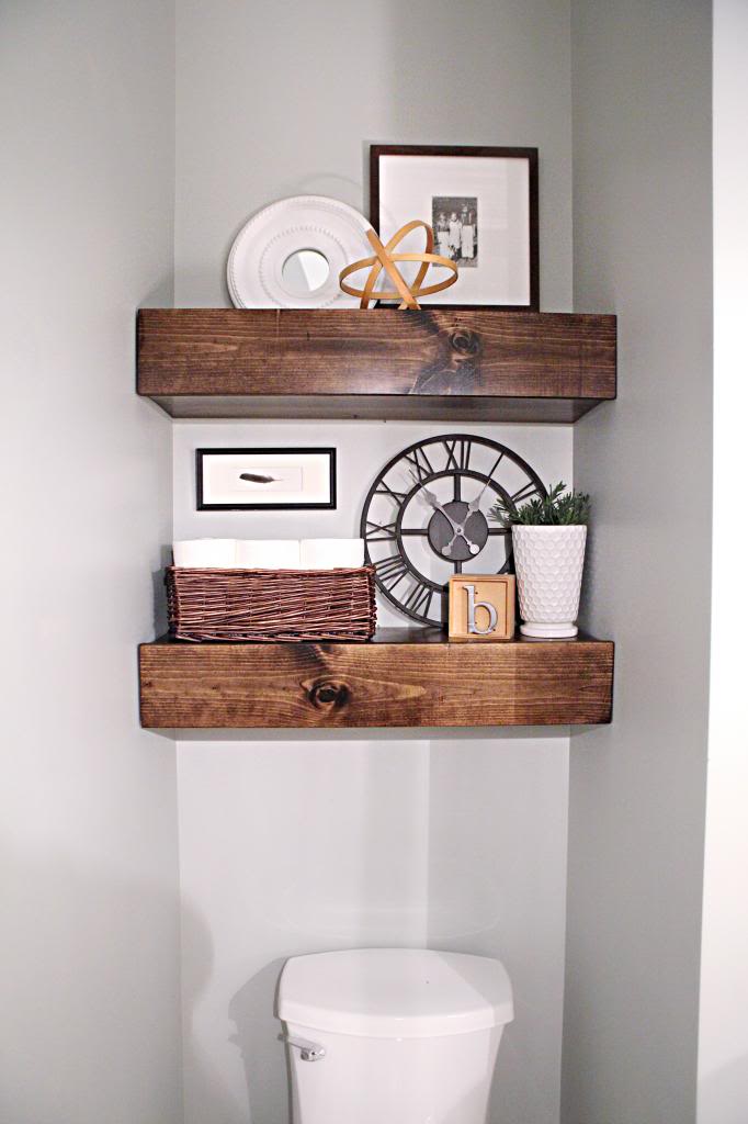 Full Bodied Shelves Bower Power, What Is The Best Wood To Use For Floating Shelves In Bathroom