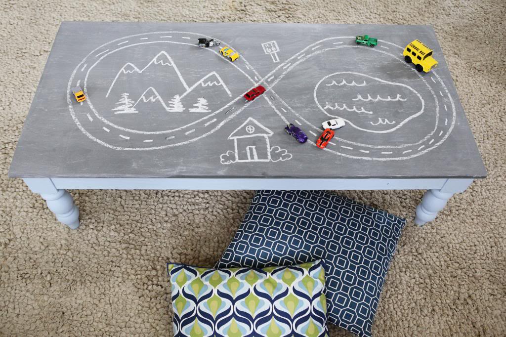 Chalkboard coffee table
