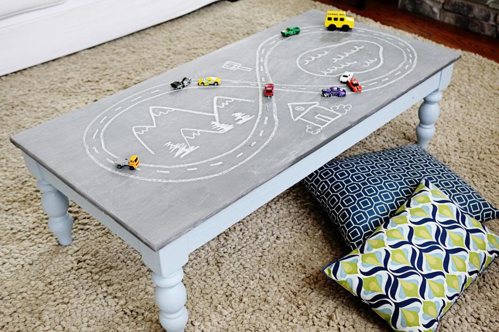 Chalkboard coffee table