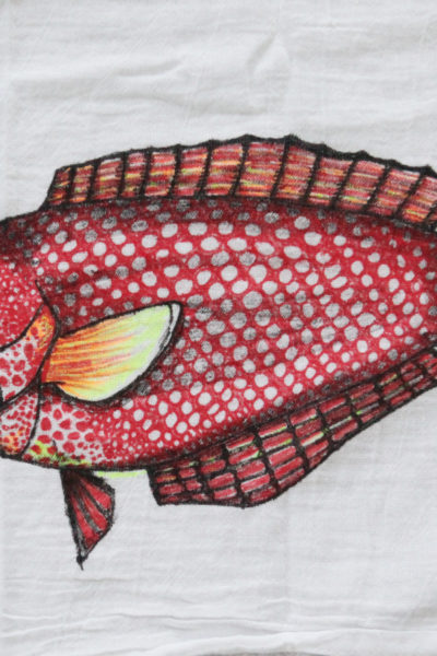 Sketching Sea Life on Fabric