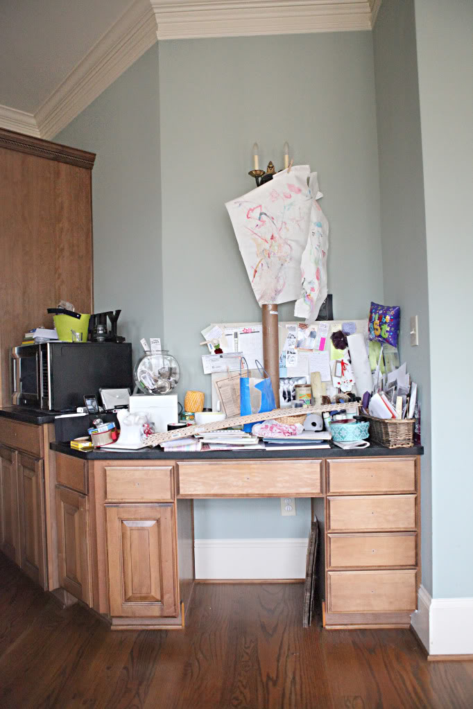 Desk Turned Coffee Bar