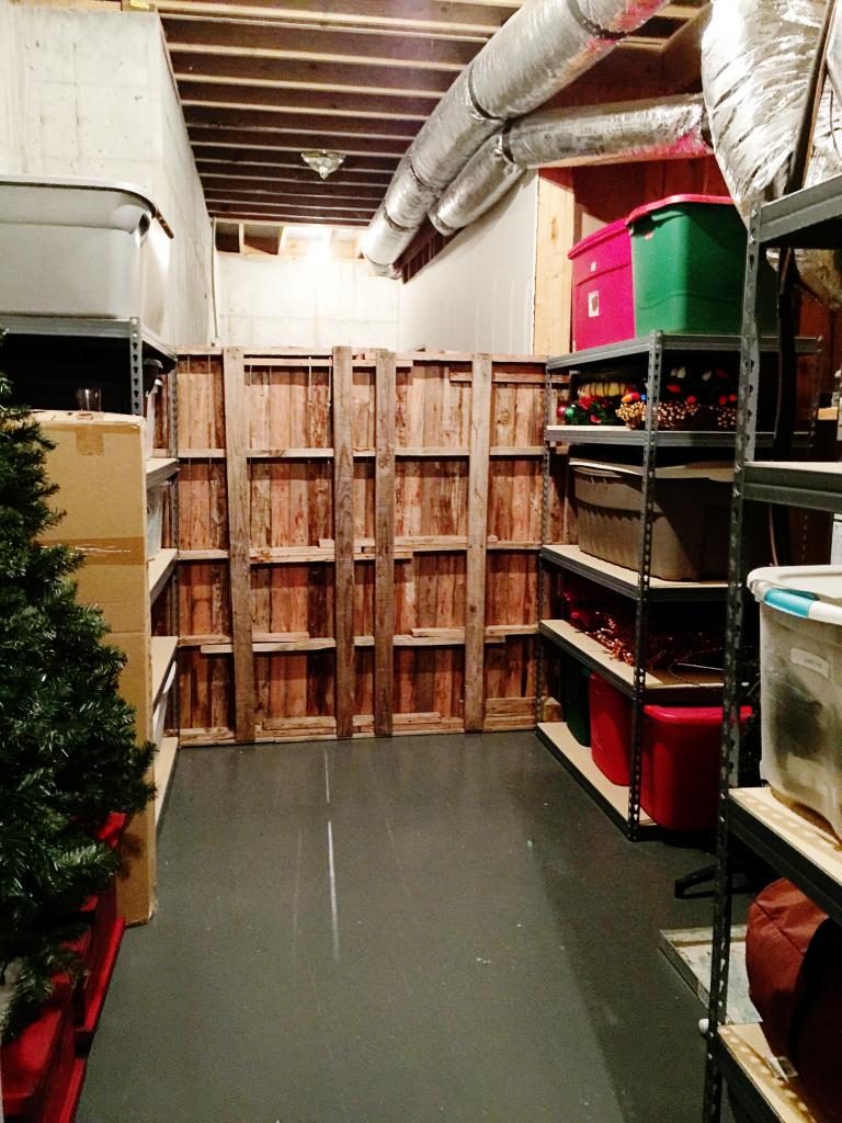 Our Basement Storage Racks - Bower Power