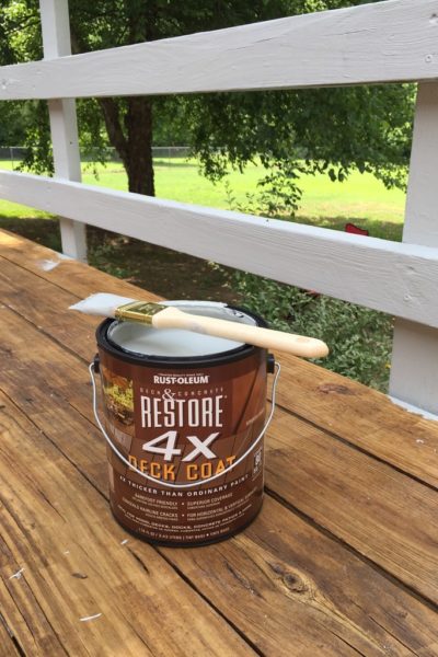 Behind the scenes of a deck makeover using Deck Restore