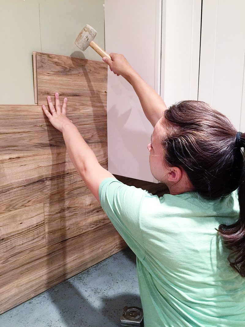 Laminate Flooring Backsplash It Looks