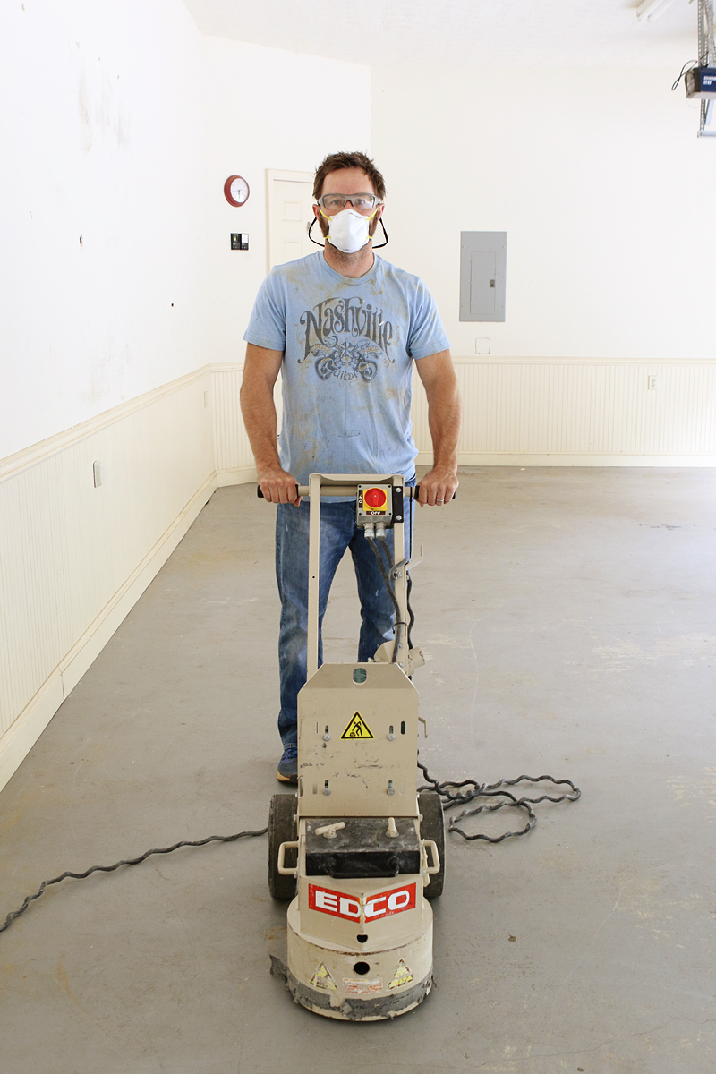 Removing Paint From Concrete Floors Bower Power