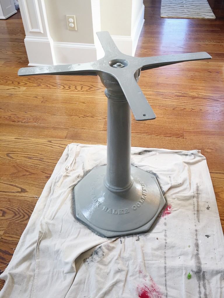 Painting A Metal Table Bower Power