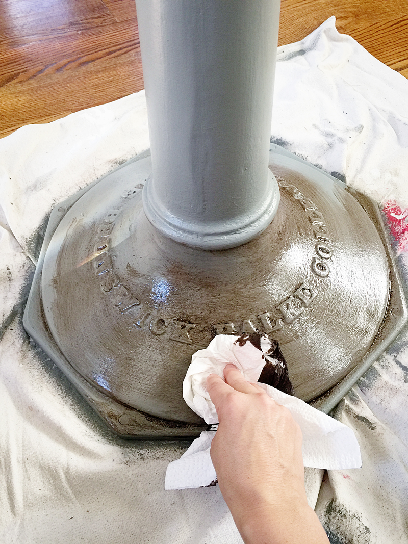 Painting Metal Table - Bower Power