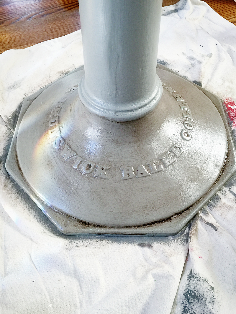 Painting Metal Table - Bower Power