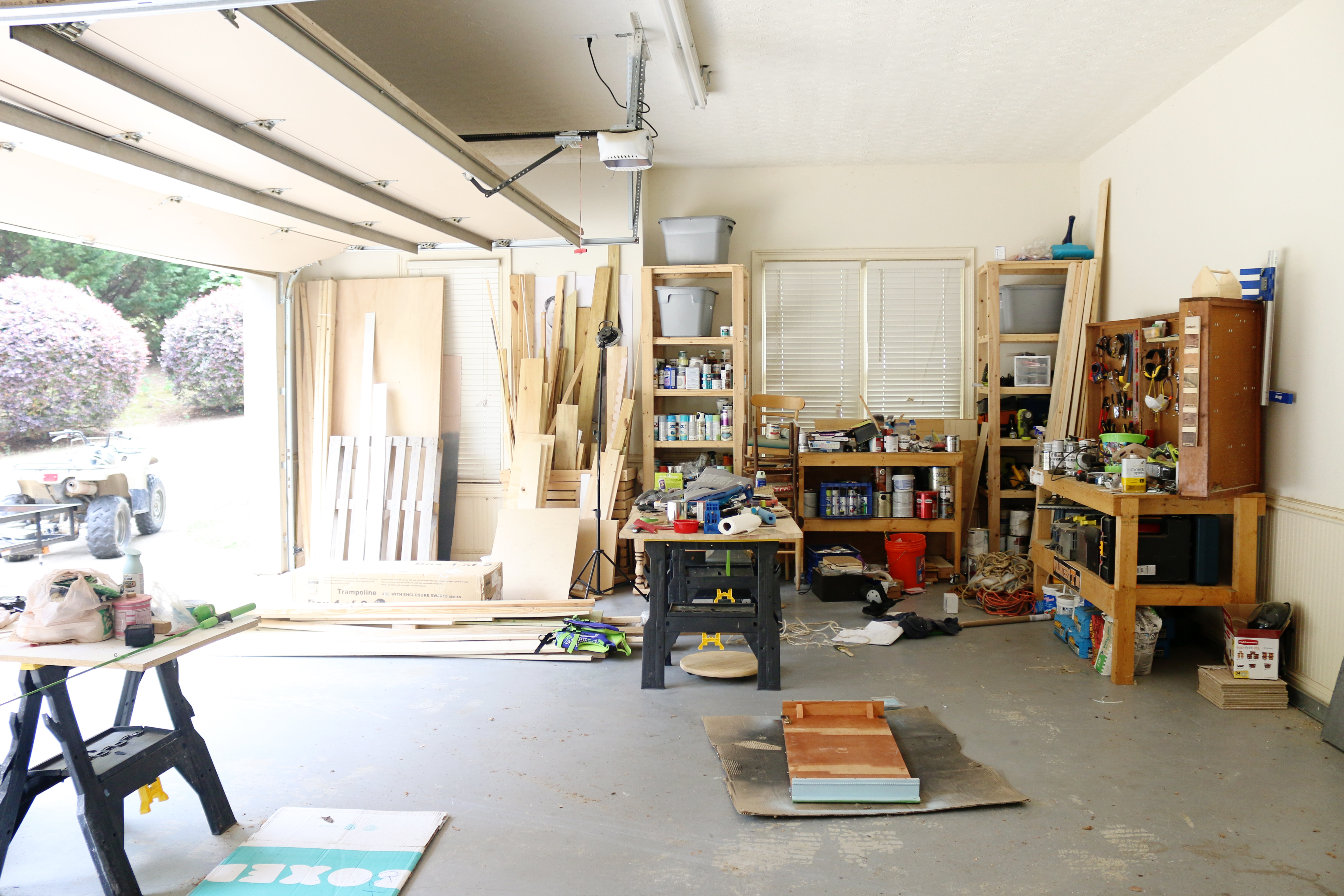 How To Build a Garage Workspace - DIY Garage Reno