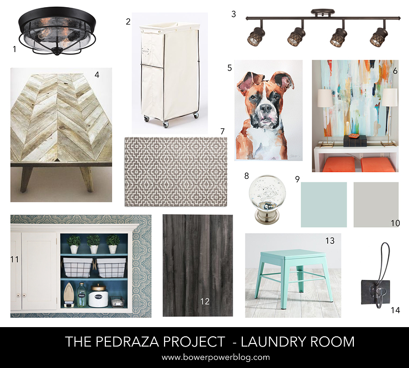 Pedraza Laundry Room Reveal - Bower Power