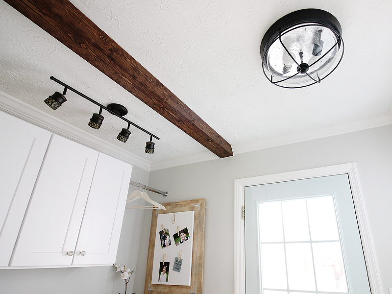 DIY Faux Beams