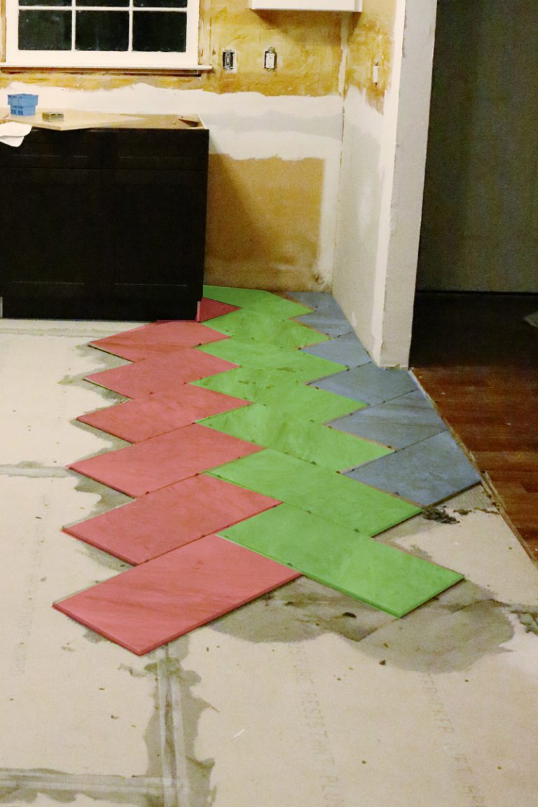 Tips to lay a Herringbone Pattern Tile - Bower Power