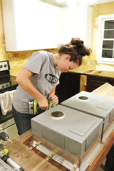 How to Cut, Seal & Install Butcherblock Countertops (with an undermount sink!)
