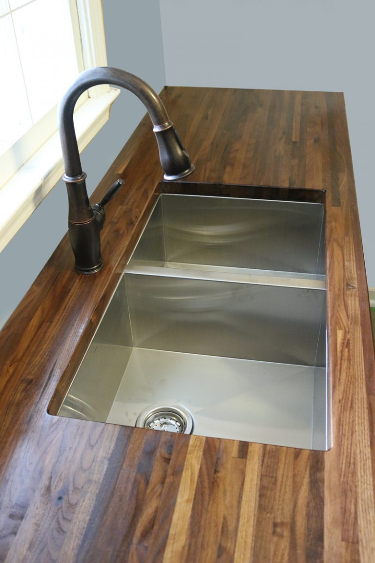 How to Cut, Seal & Install Butcherblock Countertops (with an undermount