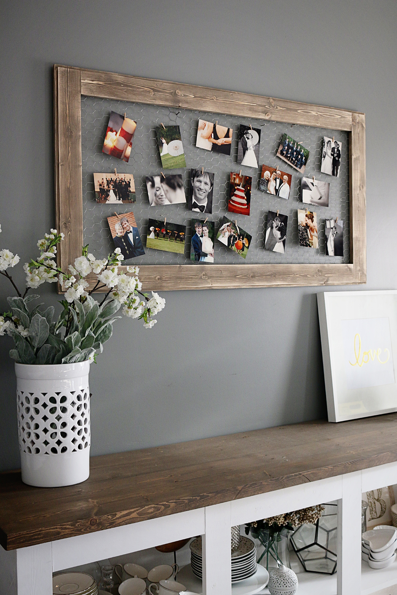 Chicken Wire Photo Frame - Bower Power