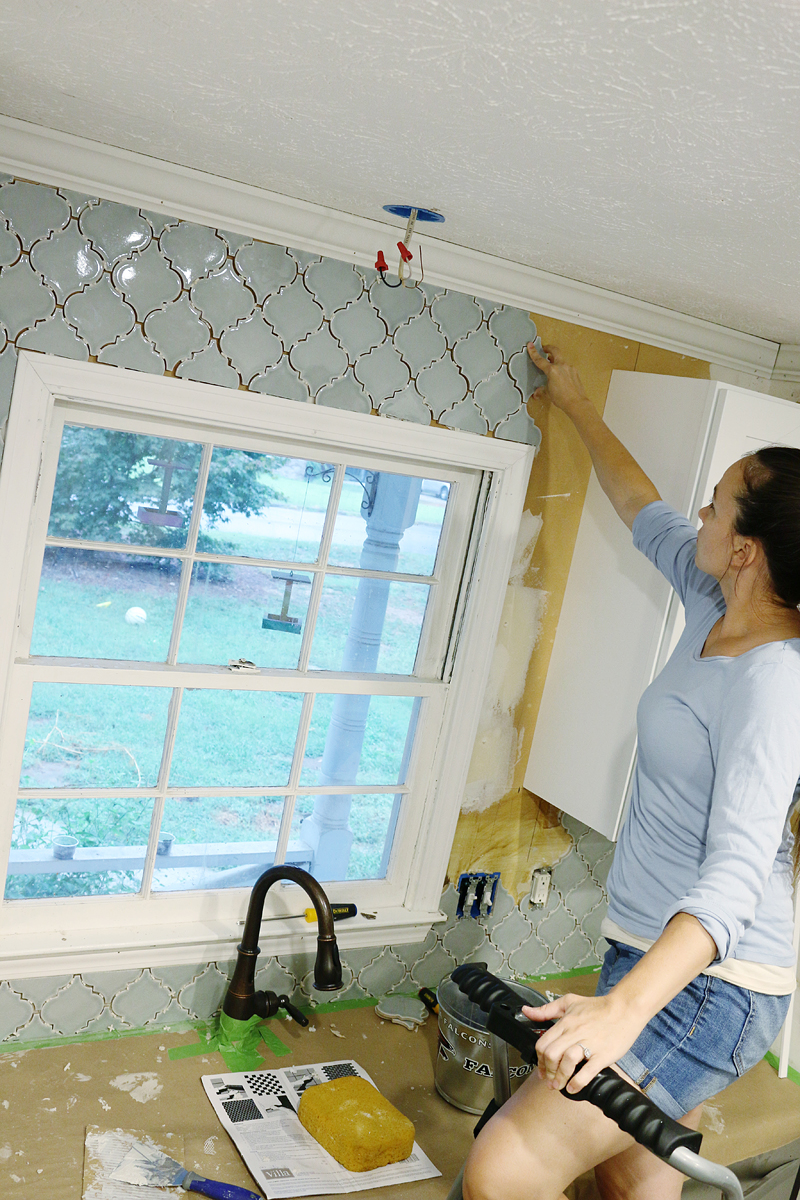 Tile Around A Window How To And Picking Tile For The Pedrazas