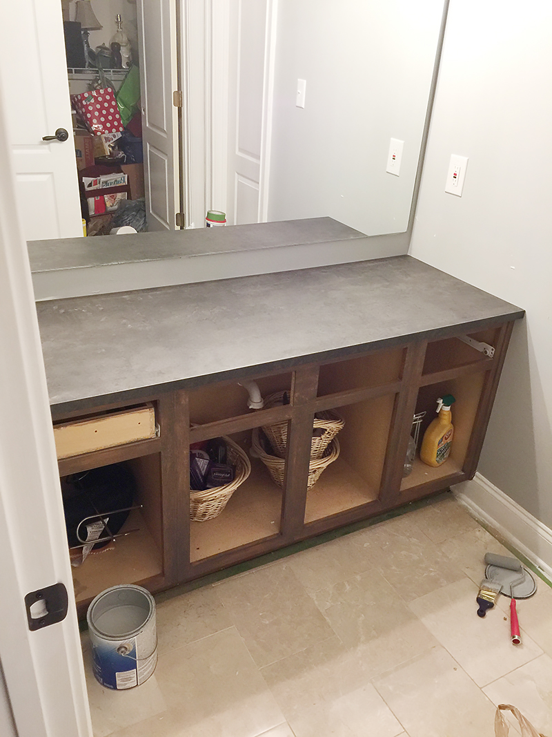 How To Refinish A Bathroom Vanity Bower Power