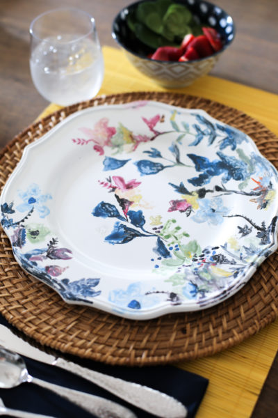 Anthropologie Knockoff Party – Wildflower Plates