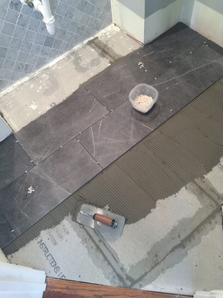 DIY tile tip My Secret to Tiling A Curve Bower Power