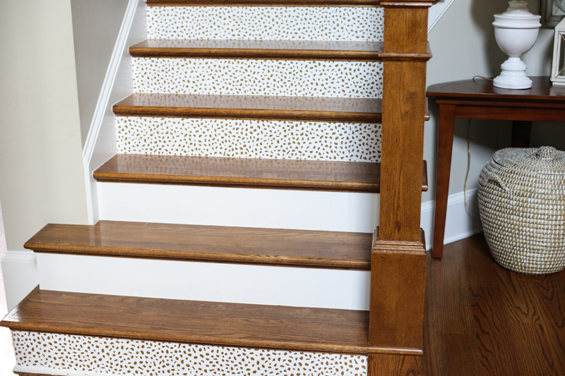 Wallpaper stairs DIY - Bower Power-7