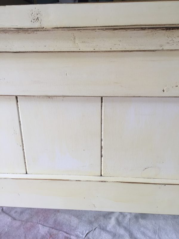 My solution to yellowing polyurethane (our Master Bed Makeover