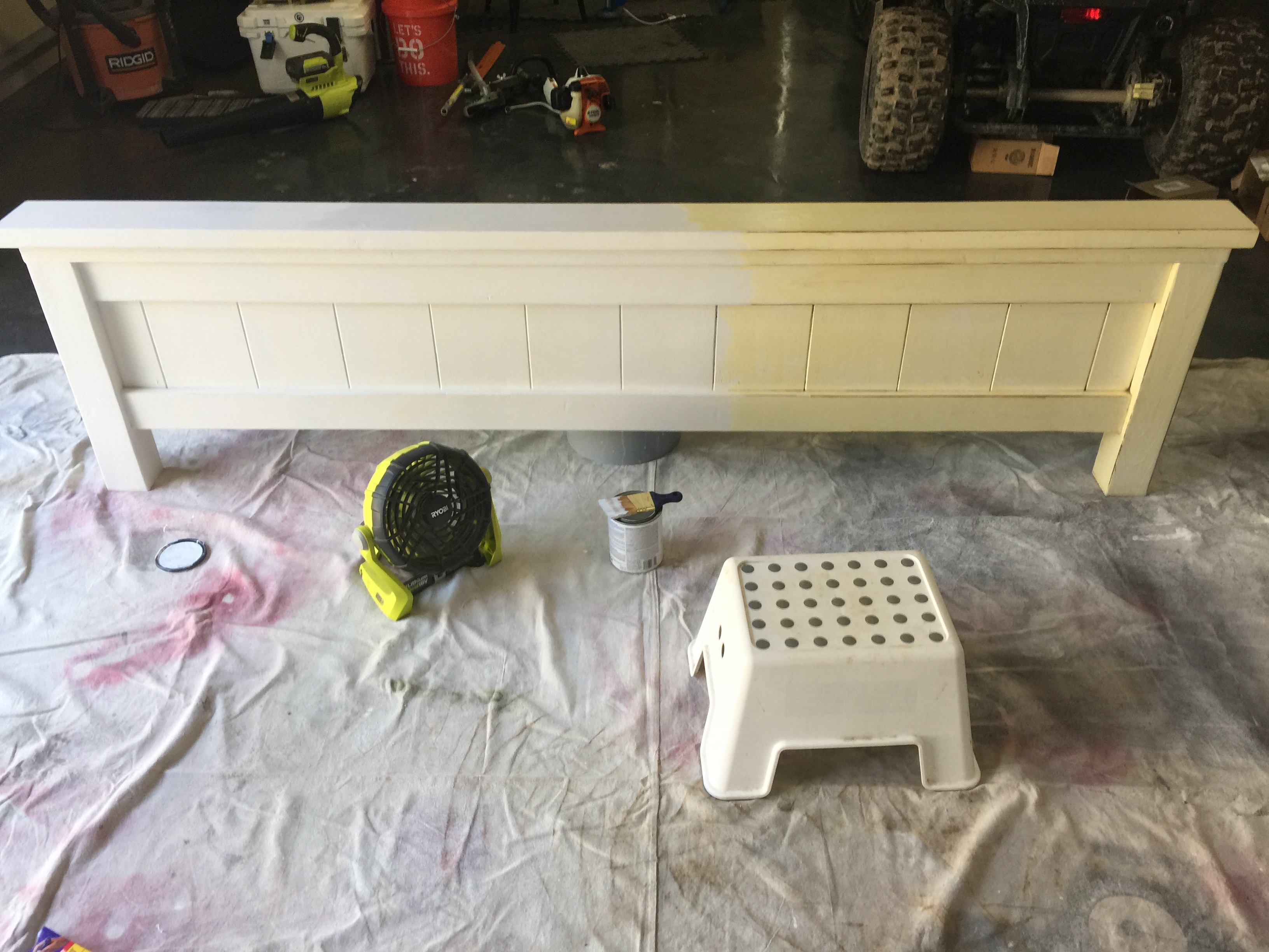 Spar urethane online over chalk paint