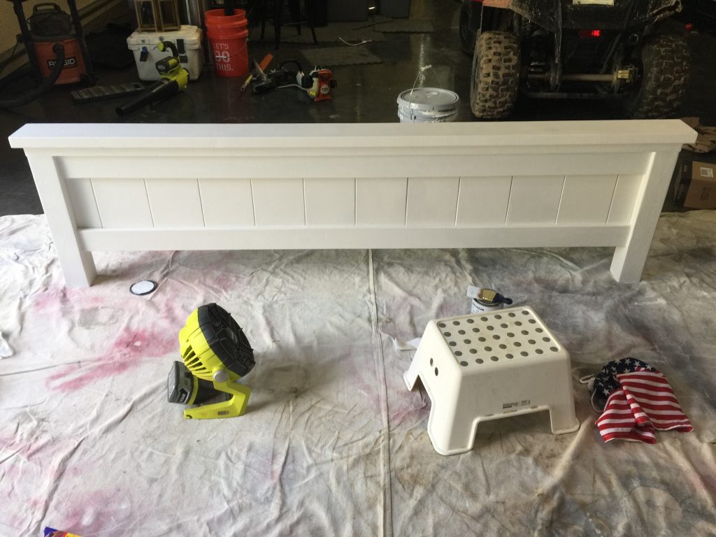 My solution to yellowing polyurethane (our Master Bed Makeover