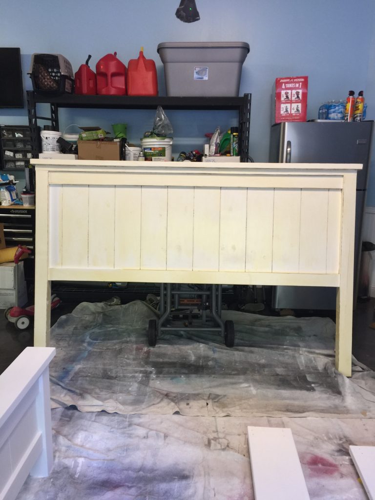 My solution to yellowing polyurethane (our Master Bed Makeover