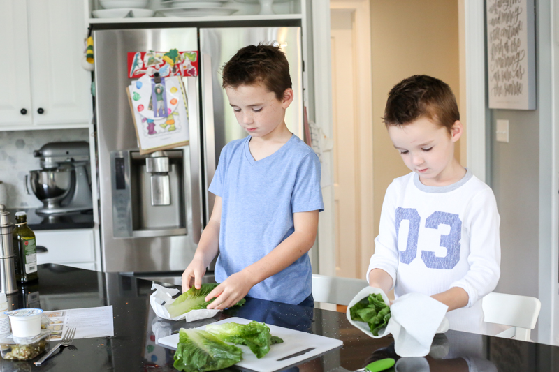 Cooking with kids Blue Apron - Bower Power-11