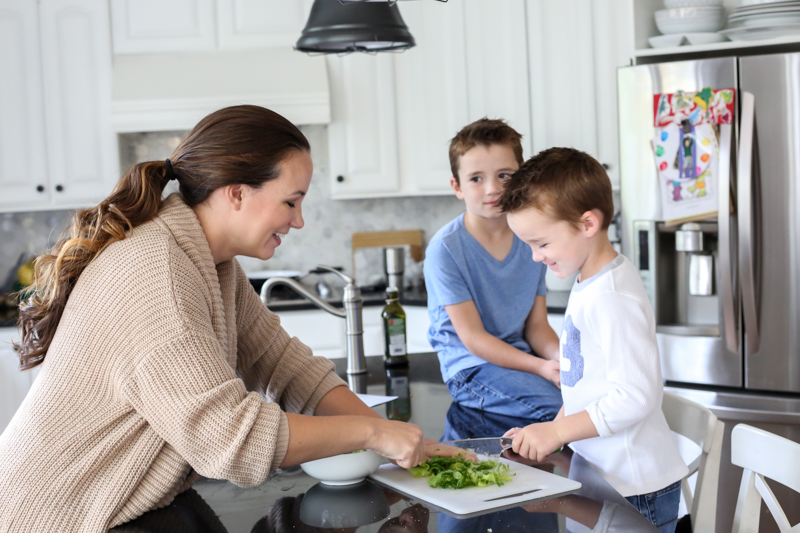 Cooking with kids Blue Apron - Bower Power-12