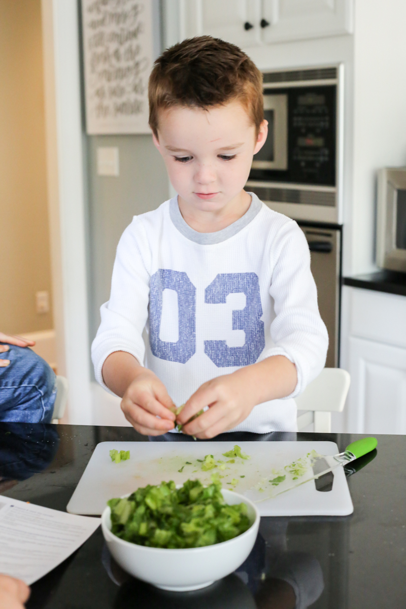 Cooking with kids Blue Apron - Bower Power-13