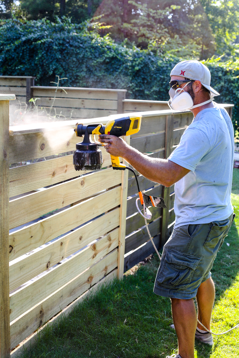 Garden Fence Stain DIY Gate Hardware - Bower Power-10