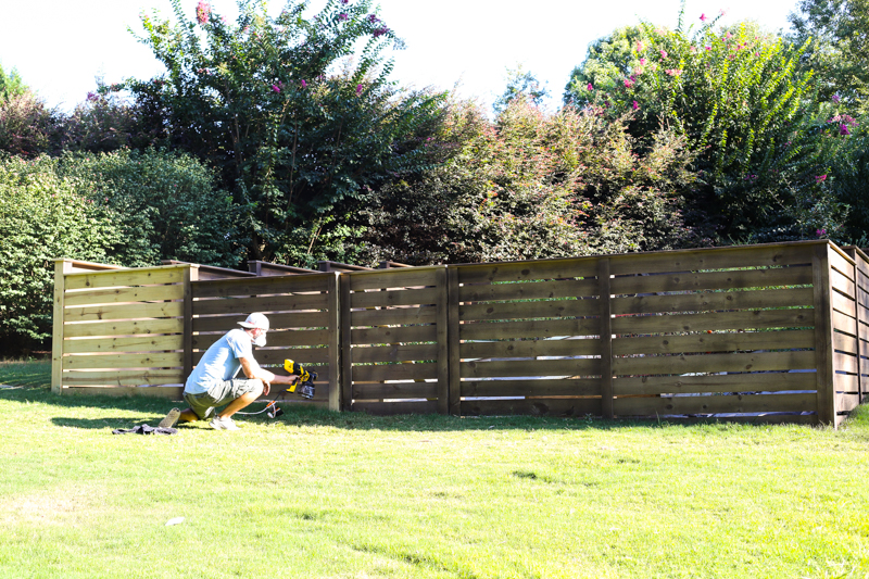 Garden Fence Stain DIY Gate Hardware - Bower Power-14