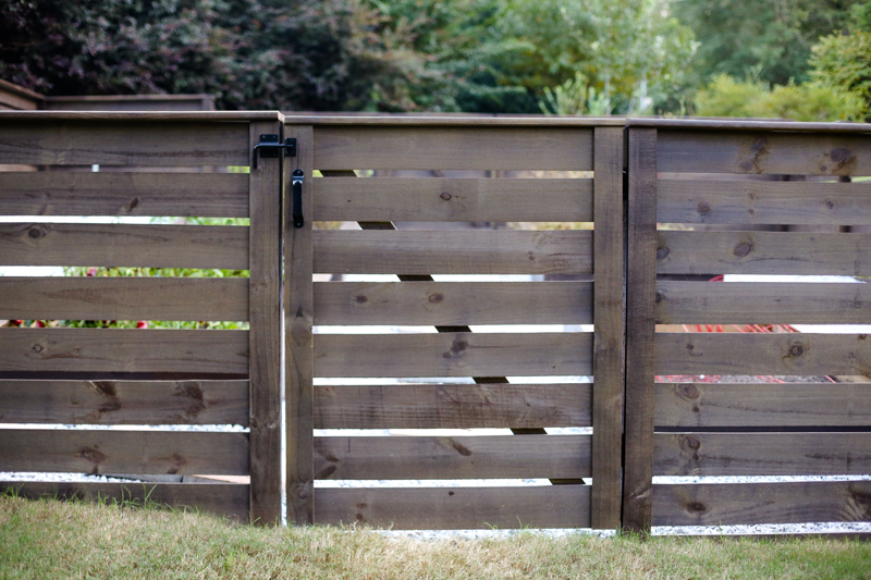 Garden Fence Stain DIY Gate Hardware - Bower Power-23