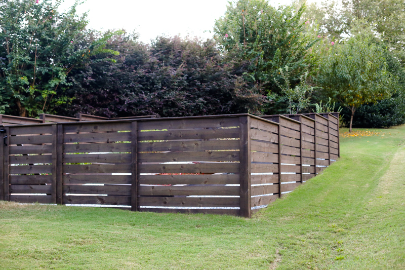 Garden Fence Stain DIY Gate Hardware - Bower Power-26