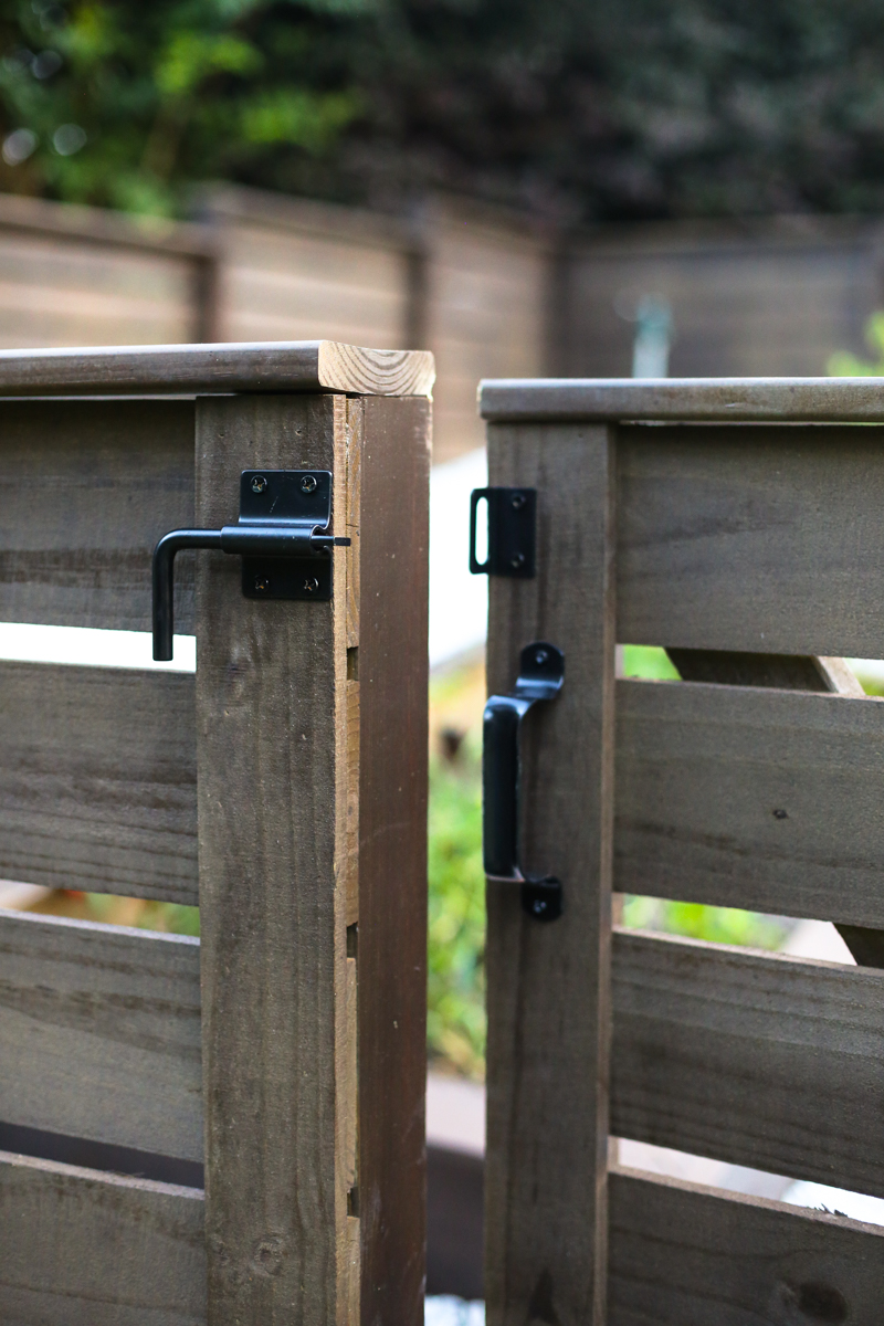 Garden Fence Stain DIY Gate Hardware - Bower Power-30