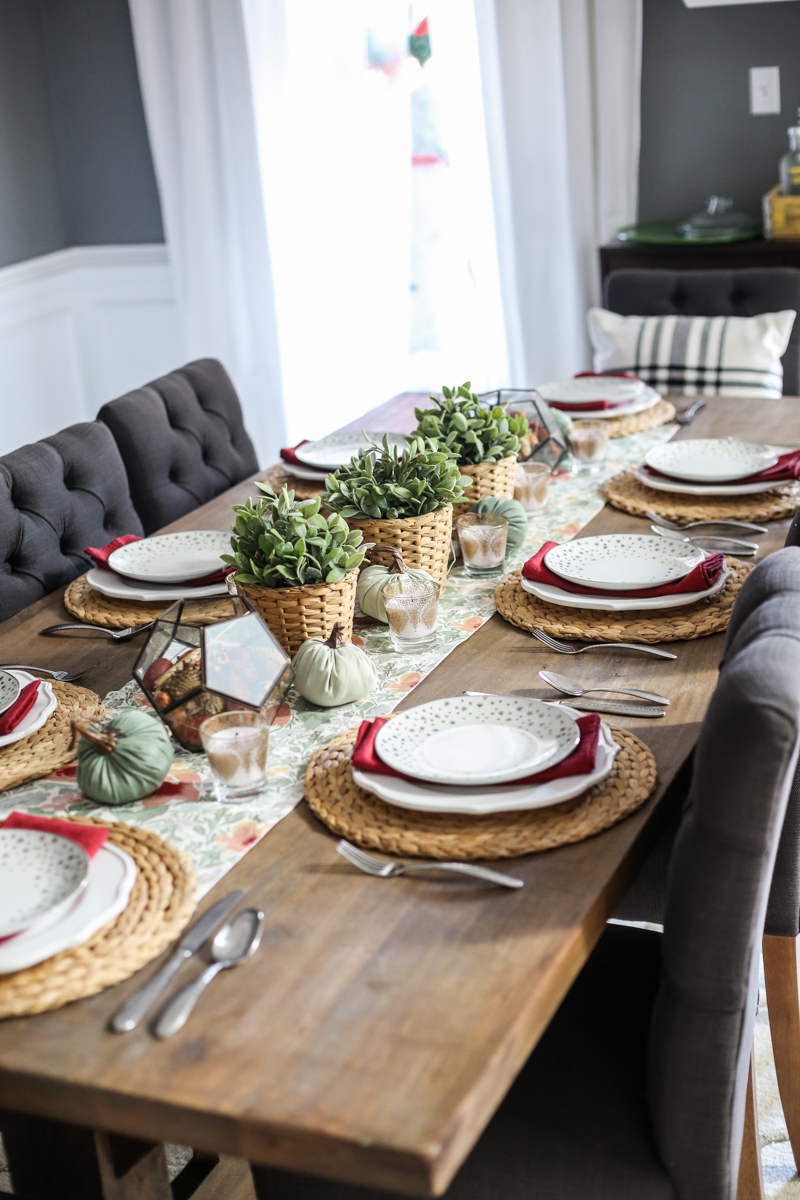 Thanksgiving tablesetting fall tablescape 2017 - Bower Power-9