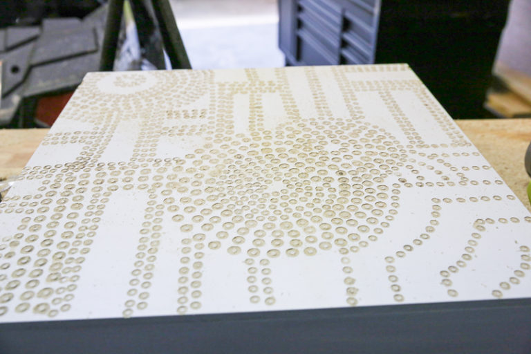 How To Make Textured Wood Wall Art - Bower Power