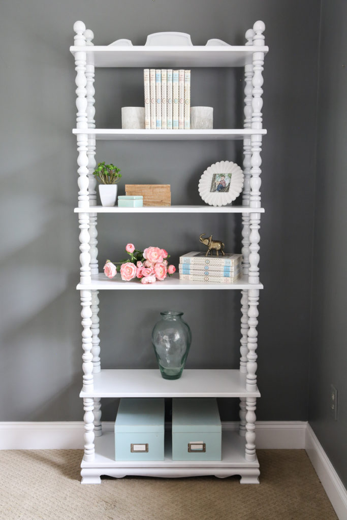 Bookshelf Spraypaint Makeover Bower Power