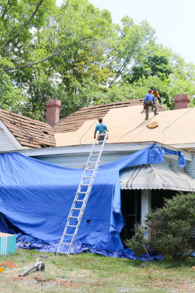 The New Monroe House Roof