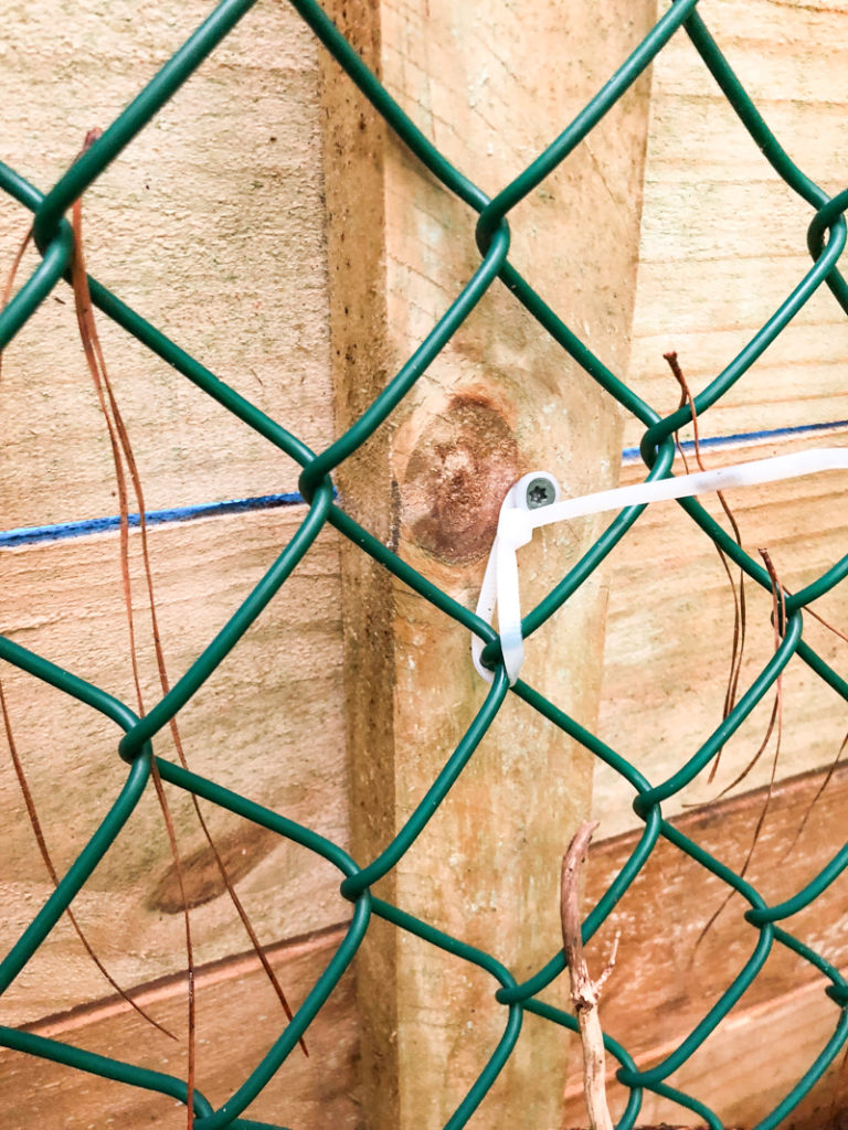 How to Build A Wood Fence On A Chainlink Fence Bower Power