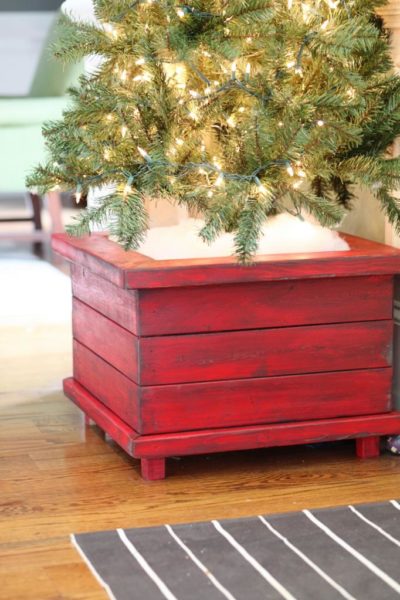 DIY Christmas Tree Planters