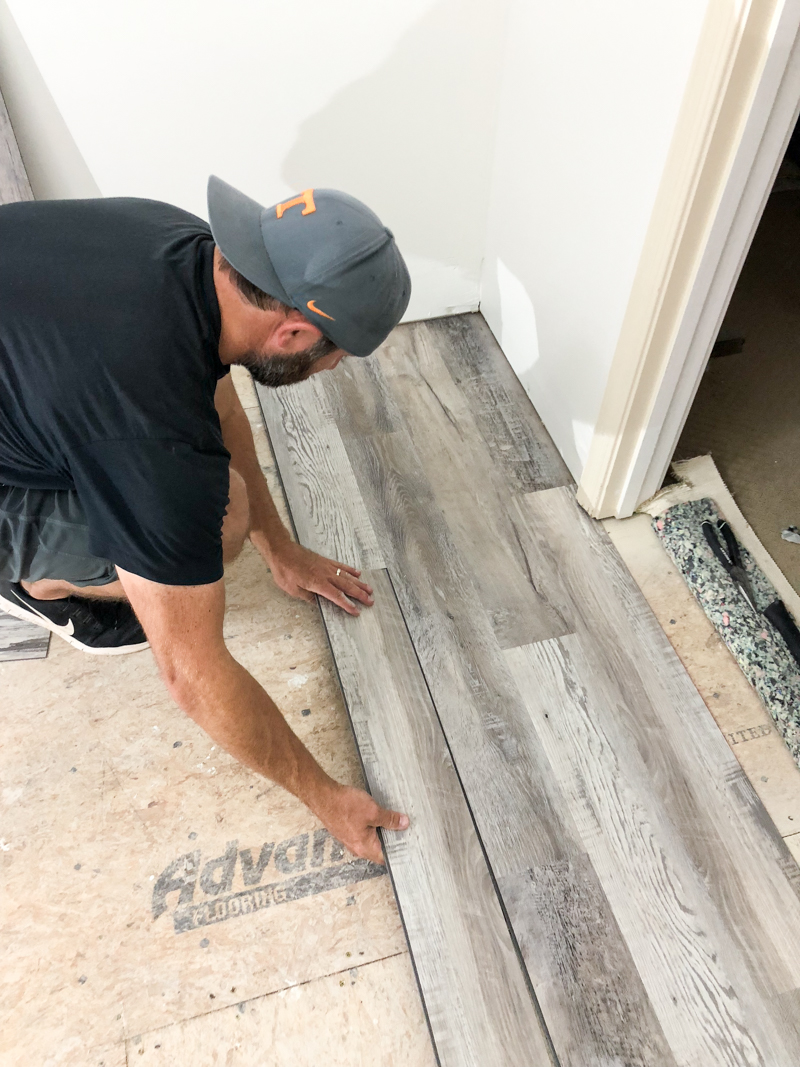 How To Install Luxury Vinyl Plank Flooring - Bower Power