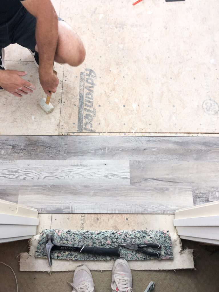 How To Install Luxury Vinyl Plank Flooring - Bower Power