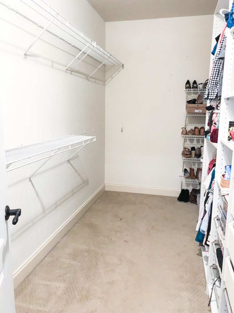 Master Closet Plans Before Photos Bower Power