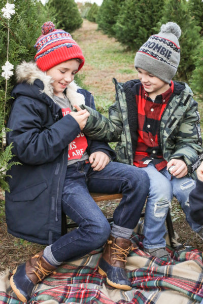 Keeping Warm at the Tree Farm